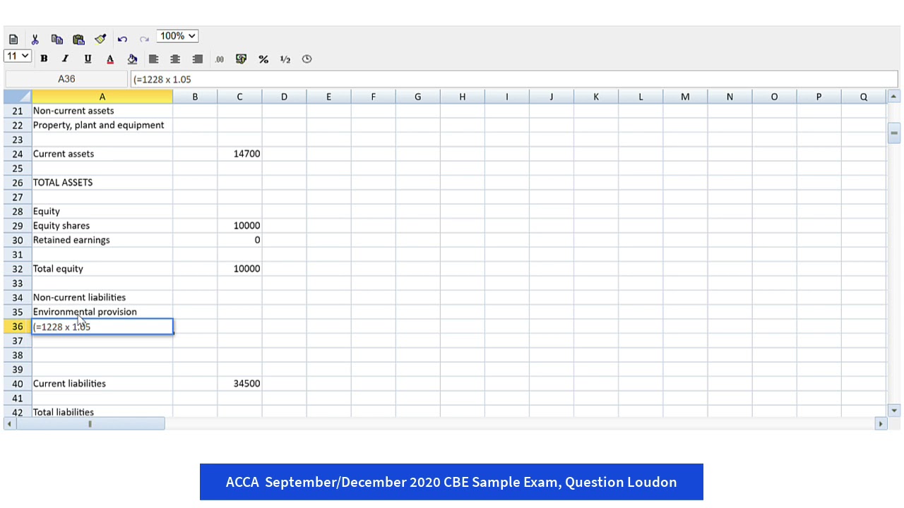 ACCA FR September/December 2020 CBE Question Loudon - Exam debriefs &ndash; ACCA Financial Reporting (FR)