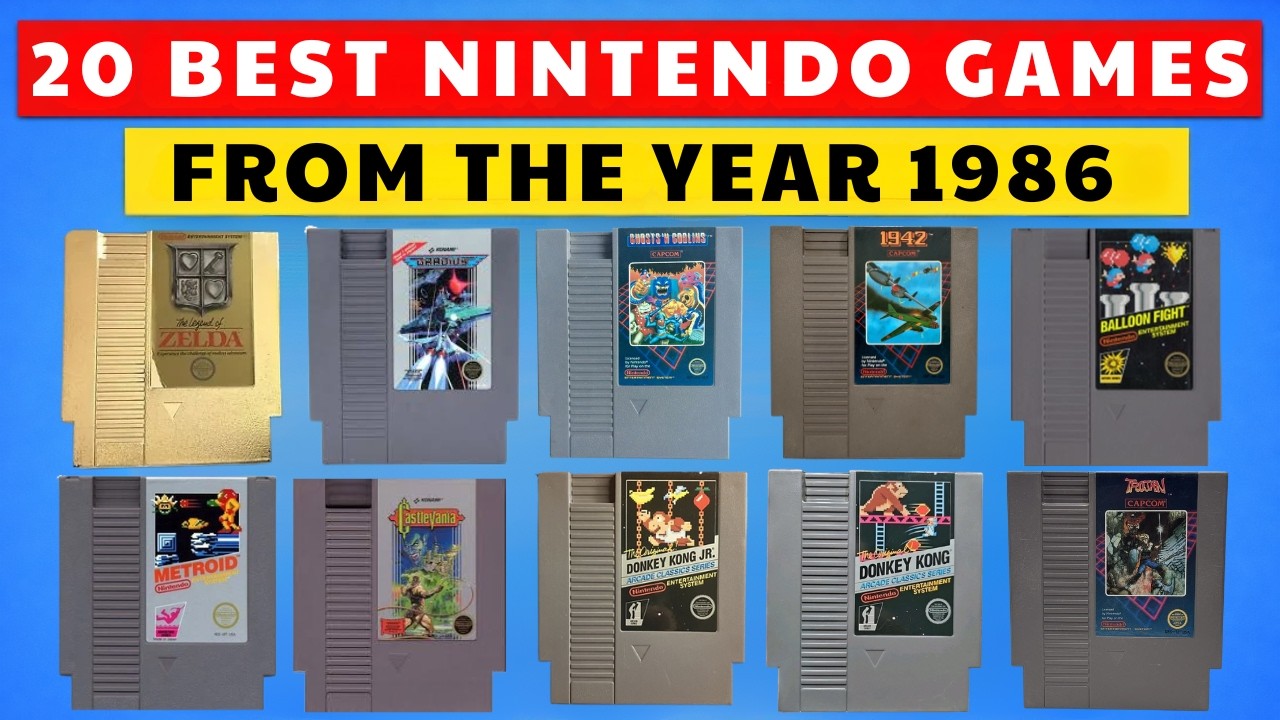 20 лучших игр для NES 1986 года (рейтинг)