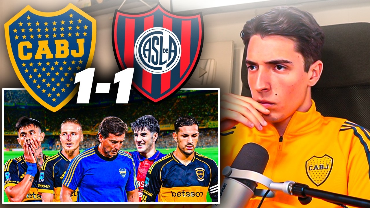 BOCA JUNIORS 1 - SAN LORENZO 1 - REACCIÓN PICANTE - Liga Argentina 2026 - Toto Bordieri