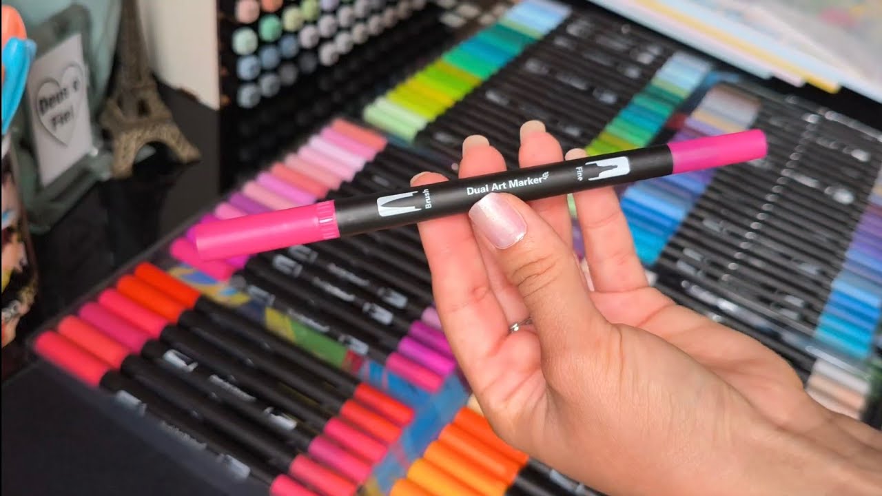 Vale a Pena? Brush Pens kit de 80 Cores | testando no Livro Bobbie Goods 💕