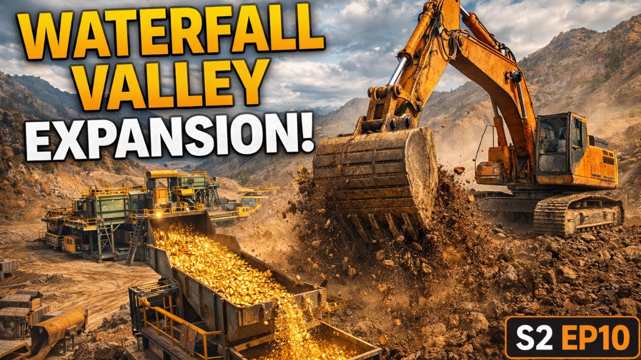 Gold Mining Simulator &ndash; S2 EP10: Waterfall Valley EXPANSION! Big Decision