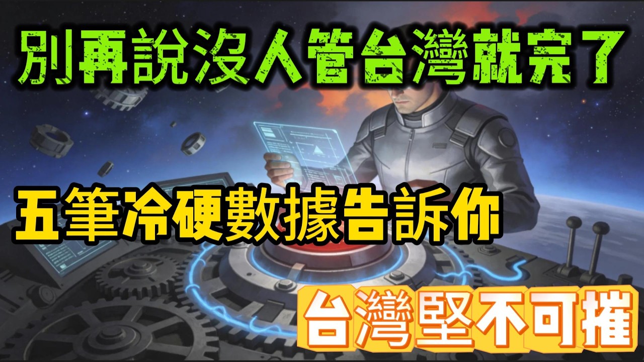 台灣不只是一顆棋子，別再說「沒人管台灣就完了」——算完這五筆帳，你會完全改變想法