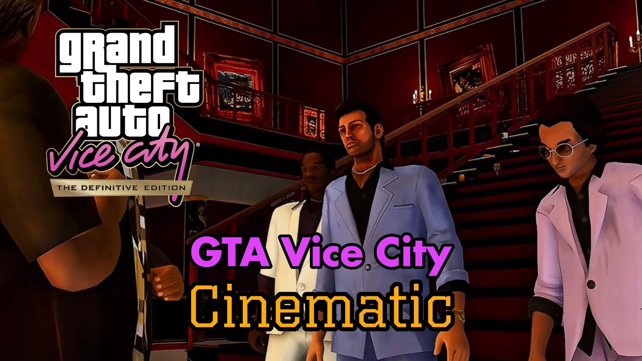 GTA Vice City Definitive Edition | All Cinematic & Cutscenes |