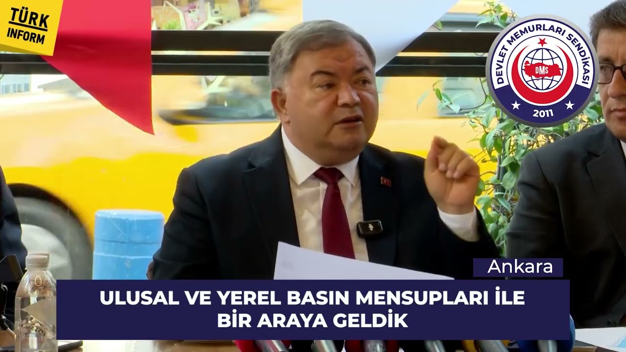 ANKARA'DA BULUNAN ULUSAL VE YEREL BASIN MENSUPLARI İLE BİR ARAYA GELİP SORUNLARIMIZI DİLE GETİRDİK