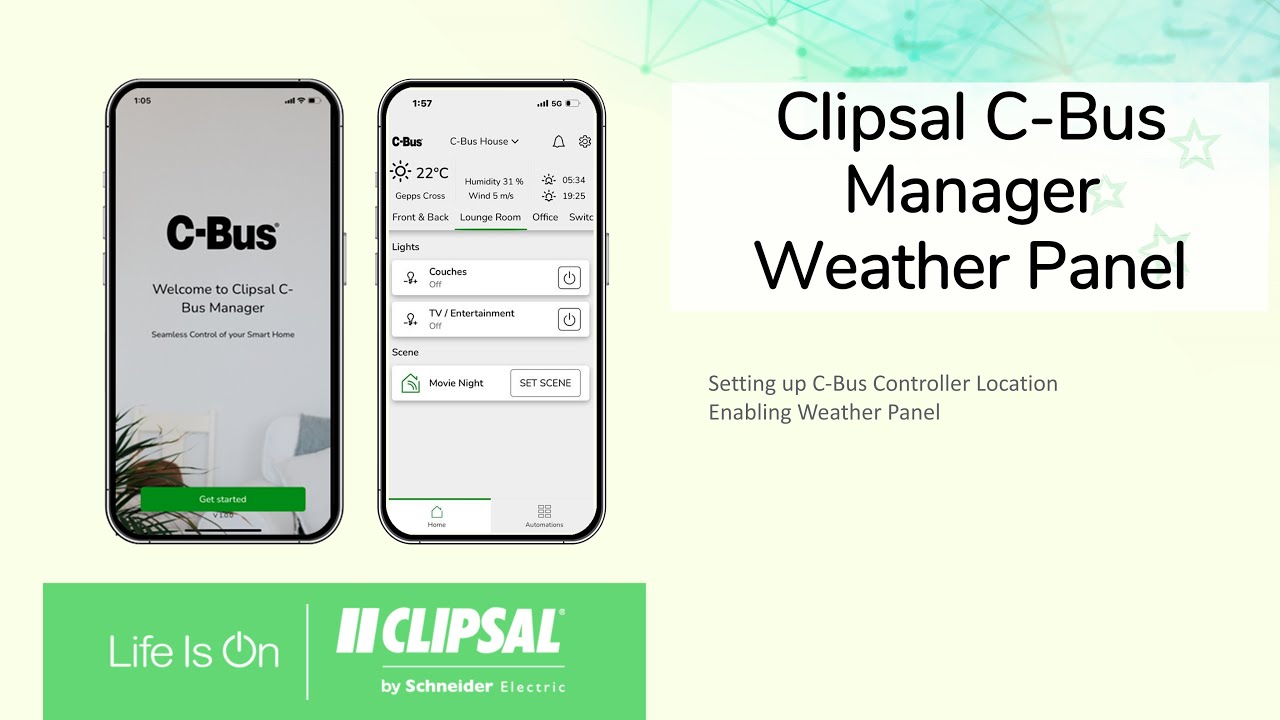 Clipsal C Bus Manager: Weather Panel