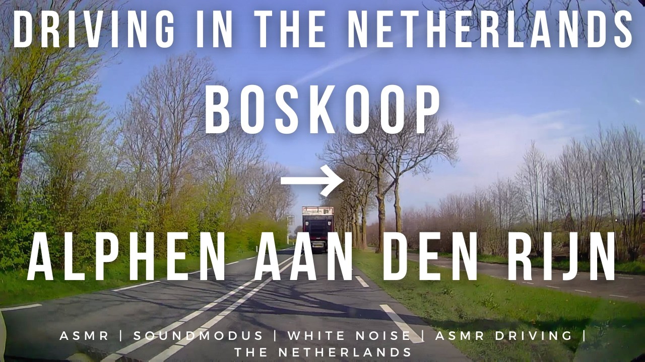 Driving From Boskoop To Alphen Aan Den Rijn | Driving In The Netherlands
