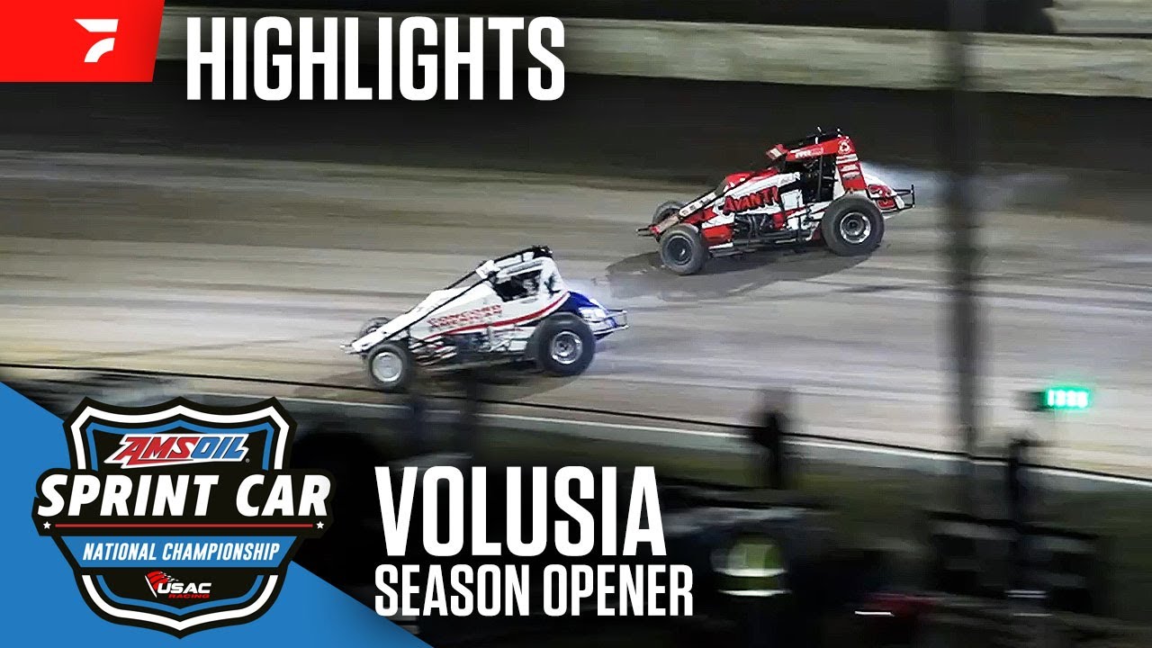 Season Opener | USAC Sprints at Volusia Speedway Park 2/10/25 | Highlights