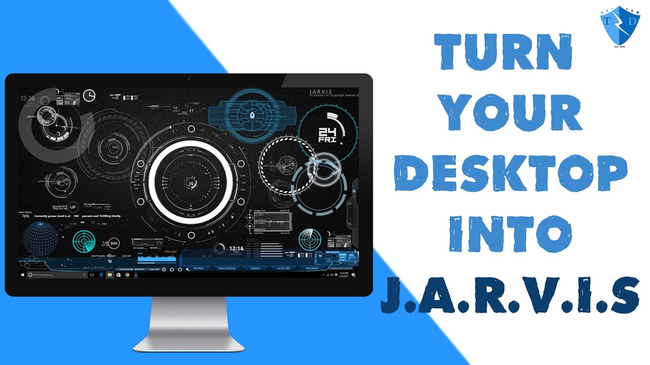 Turn your Computer look like JARVIS OS from Iron man