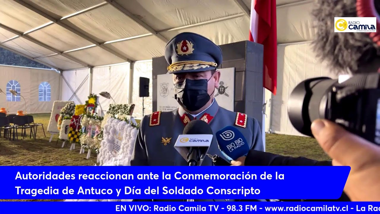 Autoridades reaccionan ante la Conmemoración de la Tragedia de Antuco y Día del Soldado Conscripto