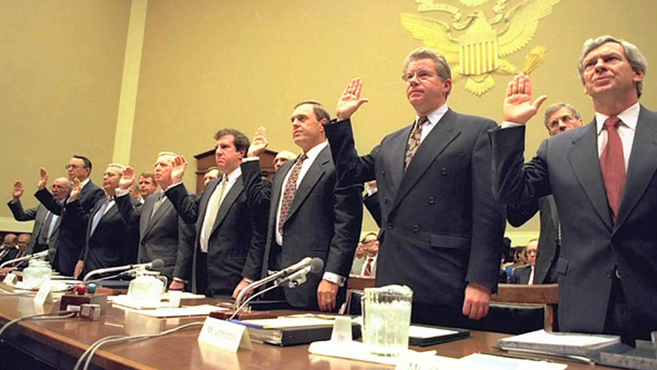 Big Tobacco and the Seven Dwarfs -- Swearing Under Oath to Lie