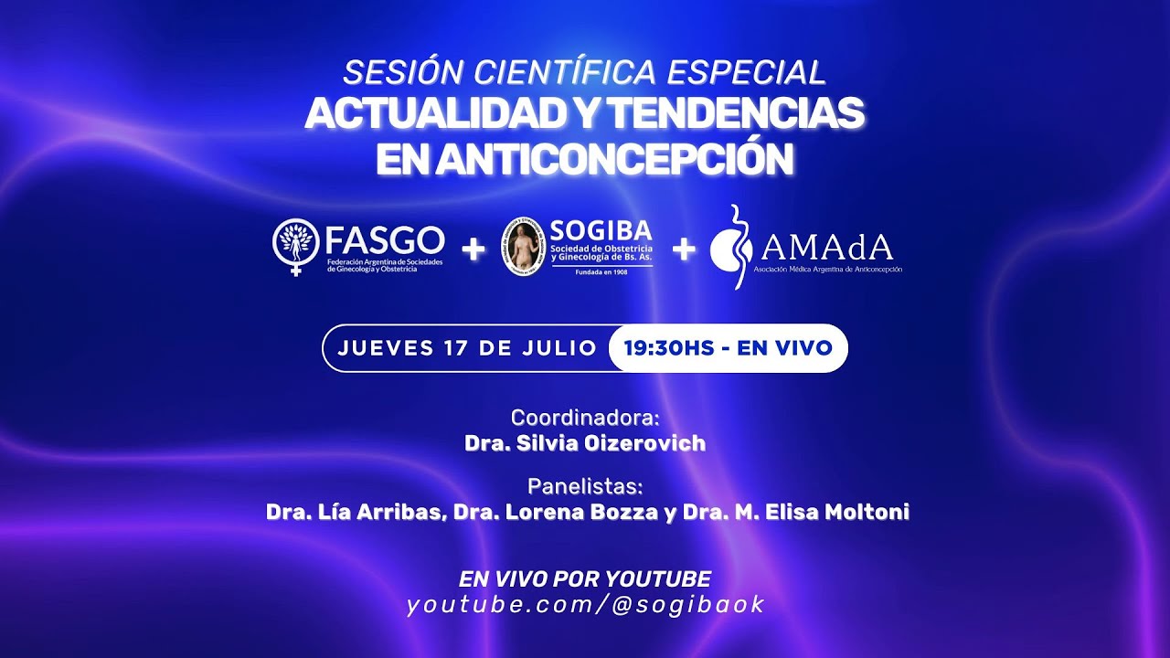 ACTUALIDAD y TENDENCIAS en ANTICONCEPCIÓN