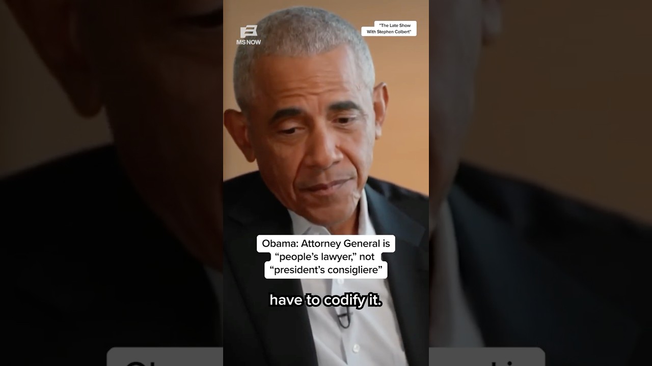 Obama: Attorney General is 