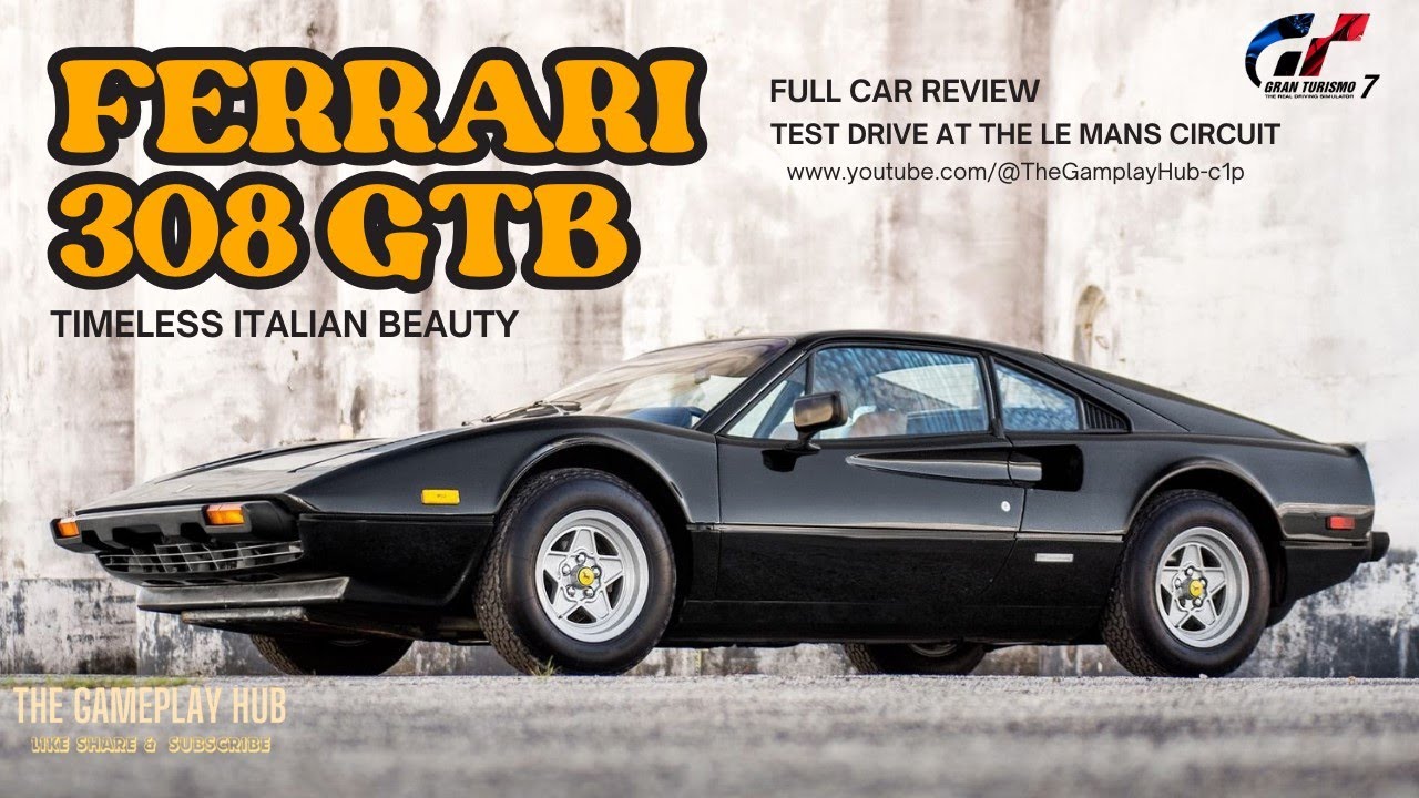 Ferrari 308 GTB – The Ultimate 70s Supercar | Full Review & Le Mans Test Drive!