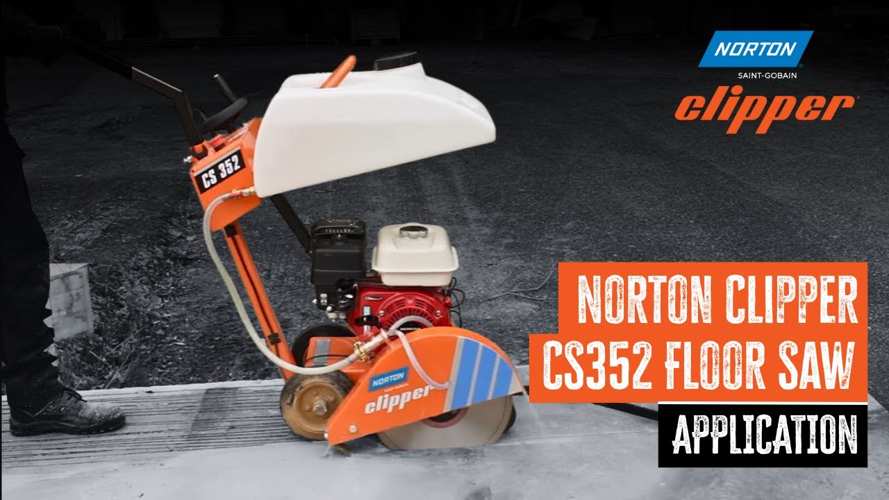 ⚙️ How to Use the Norton Clipper CS352 Floor Saw | Step-by-Step Guide