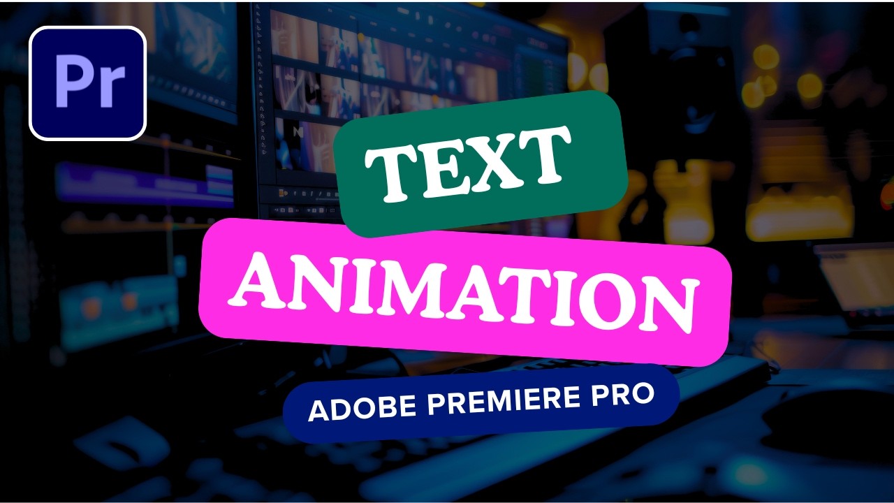 How To Animate Text In Premiere Pro-HINDI/URDU