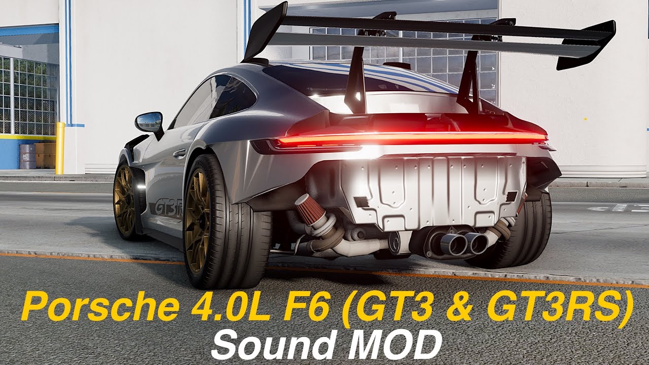 FREE Sound MOD for Porsche 4.0L F6 (GT3/GT3RS) / FLAT SIX