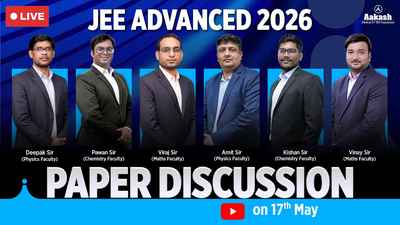 JEE Advanced 2026 Paper Discussion LIVE | Complete Paper Analysis 🔴