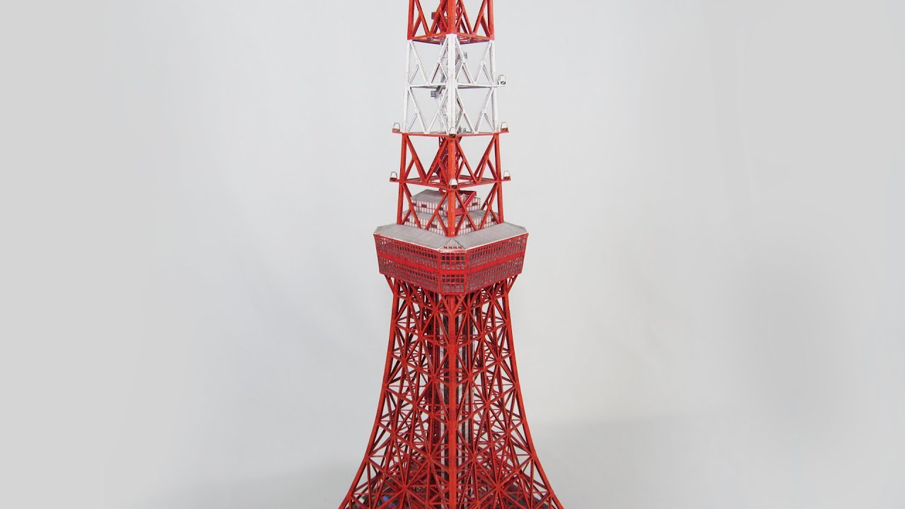 Tokyo Tower paper model