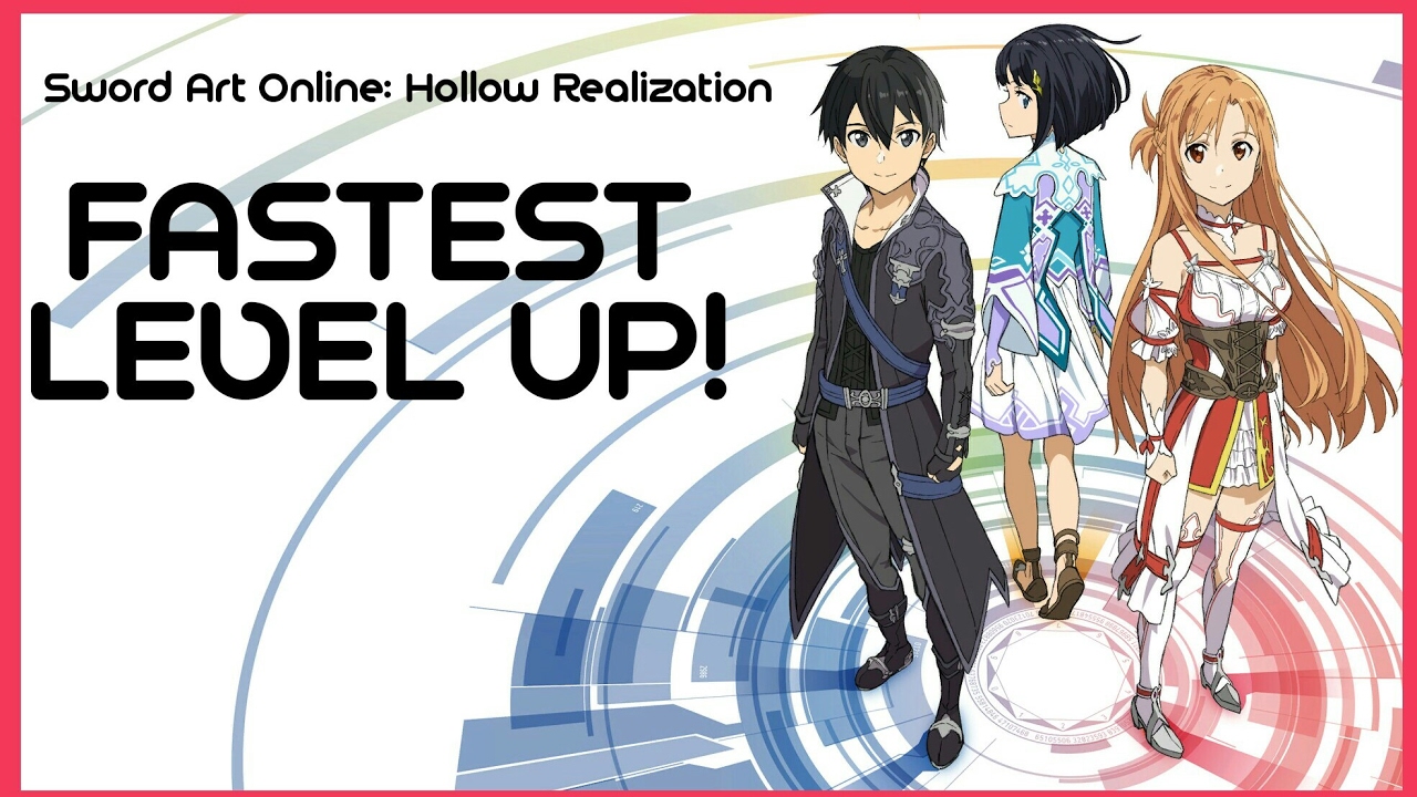 Sword Art Online: Hollow Realization FASTEST WAY TO LEVEL UP!