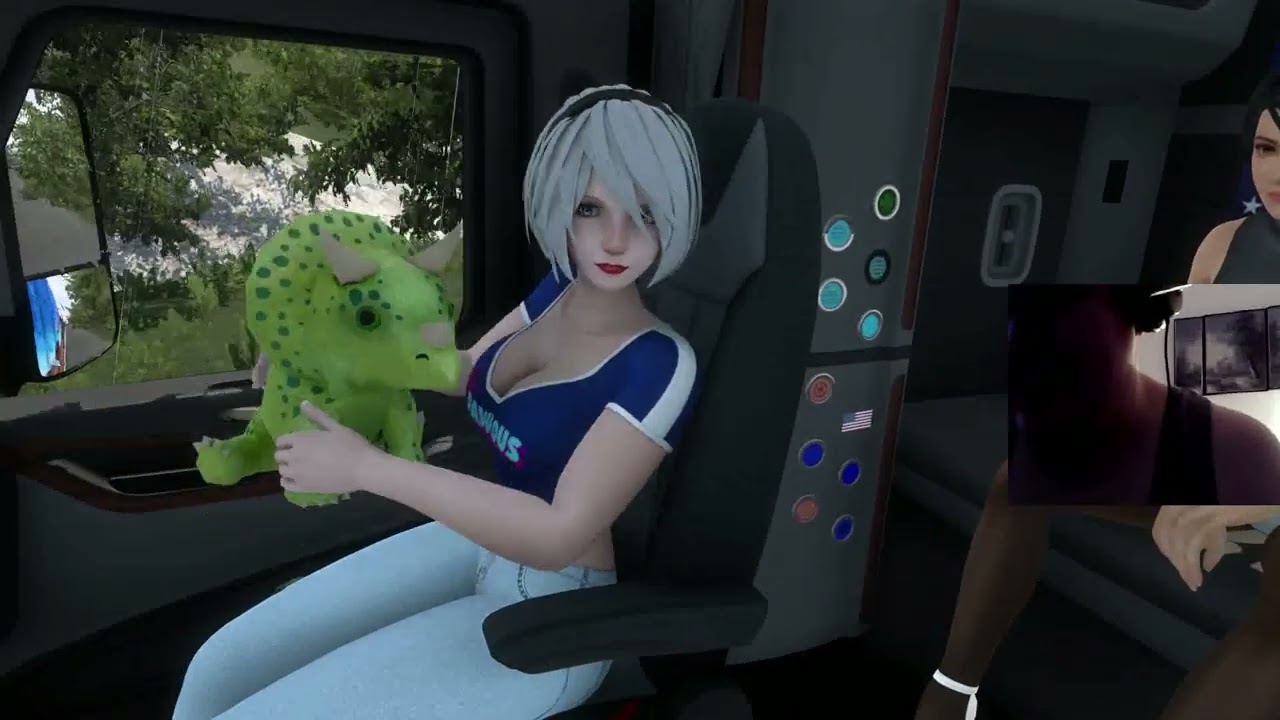 American Trusk Simutator mod mapa ATMX добрались до Калифорнии рейс на Петербилте 579