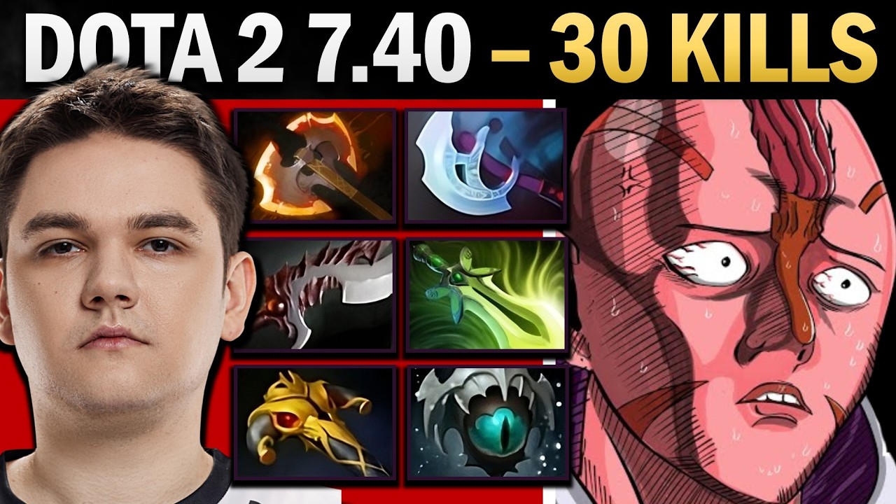 Anti-Mage Pro Carry with 30 Kills and Butterfly - Dota Gameplay