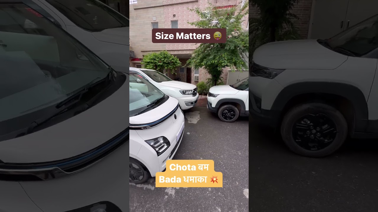 MG Comet EV Size Comparison 🔥 | AIV