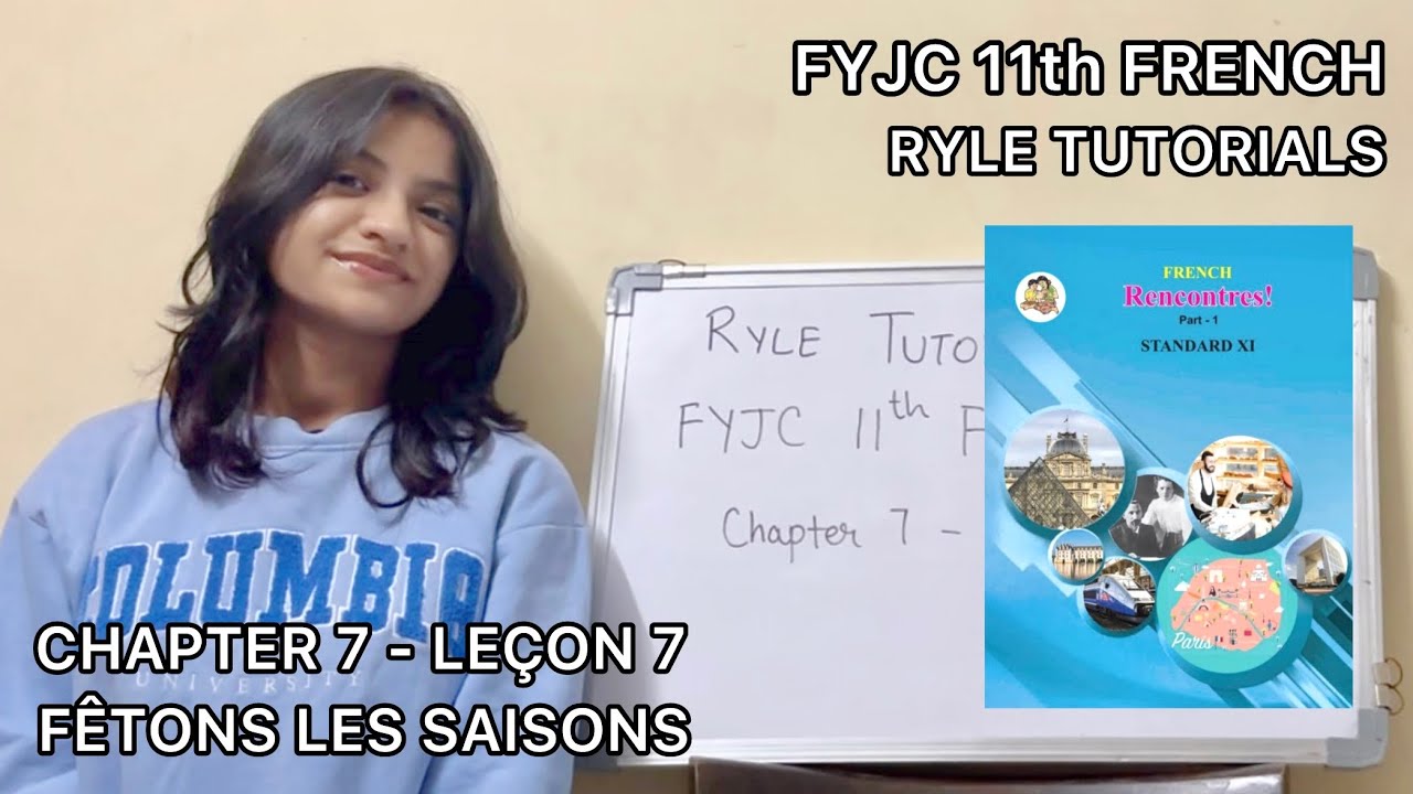 Chapter 7/Leçon 7 - FYJC 11th French Rencontres! | HSC Maharashtra Board