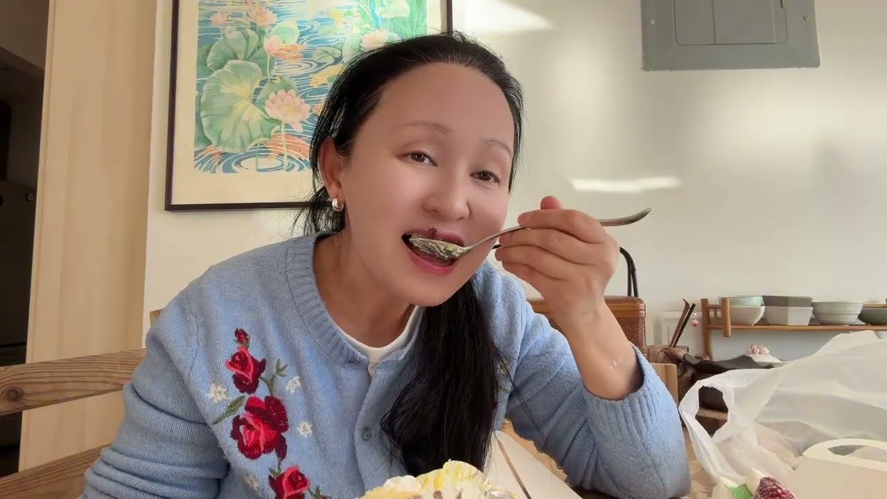 华人女富豪🔥8美元吃台湾高级蛋糕🔥零下15度世纪大堵车🔥纽约法拉盛🔥