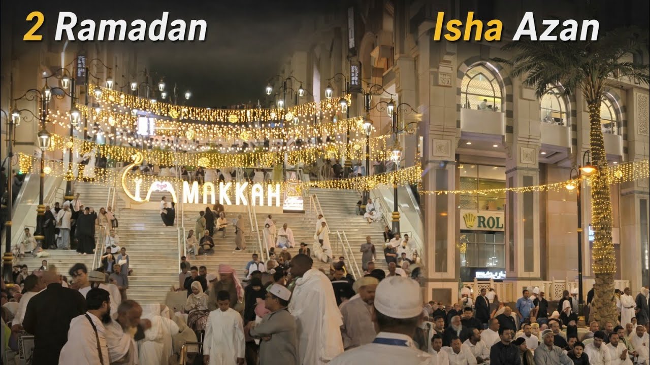Friday night around Masjid Al Haram
