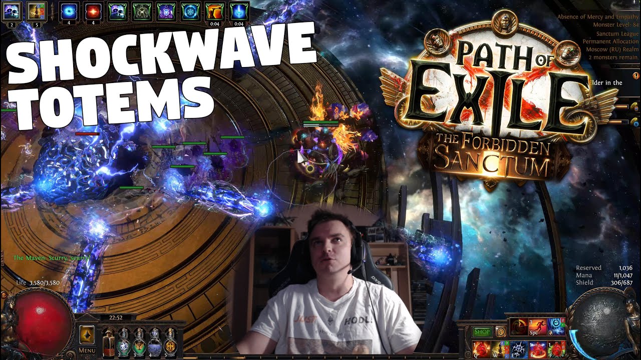 Path of Exile 3.20 - THE FORBIDDEN SANCTUM - My Shockwave Totems!
