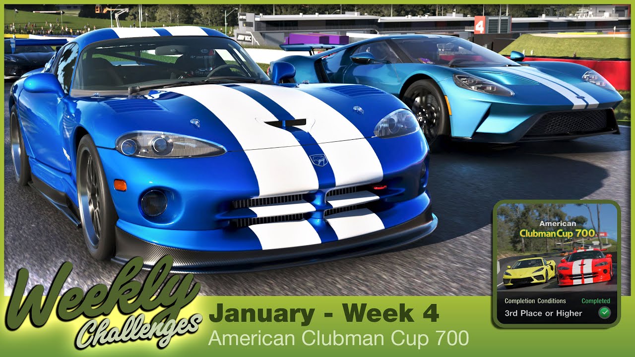 American Clubman Cup 700 I Weekly Challenges I January - Week 4 I Gran Turismo 7
