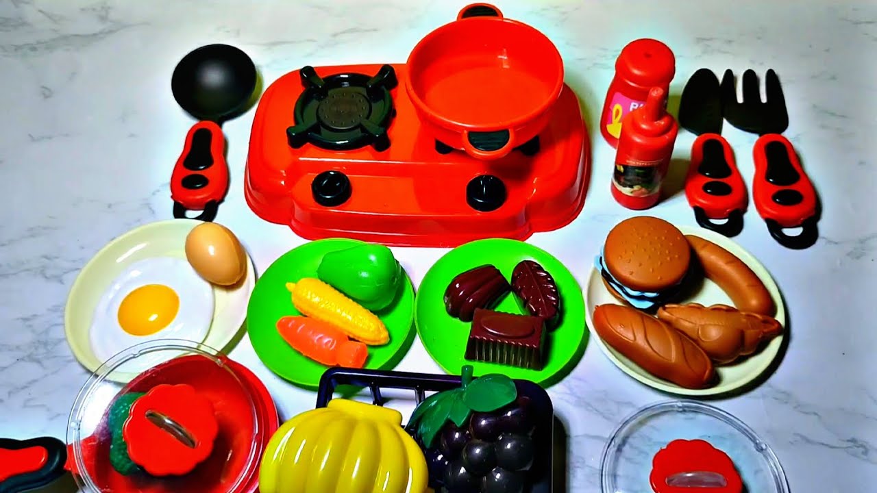 [ 🐰 Toy ASMR 🐰 ] 3 Minutes of Satisfying & Relaxing Kitchen Cooking 🍲🥦🥕 | No Talking, No Music
