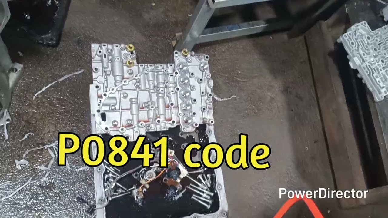 P0841 transmission fluid pressures sensor/switch A circuit 
