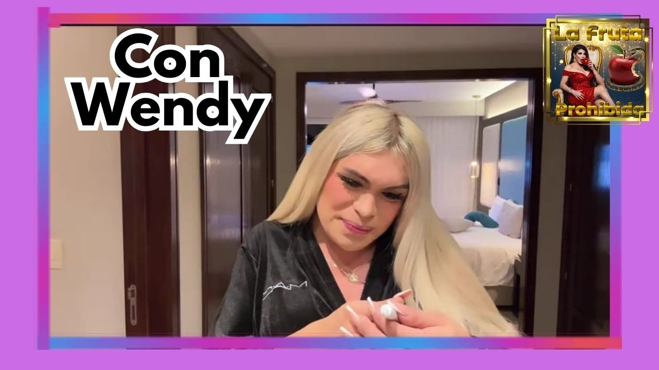 Con Wendy de fiesta