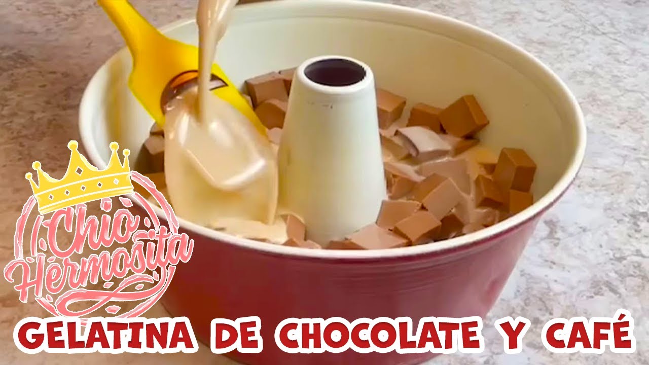 Gelatina de chocolate 🍫 y café ☕️/ Cremosita 😋