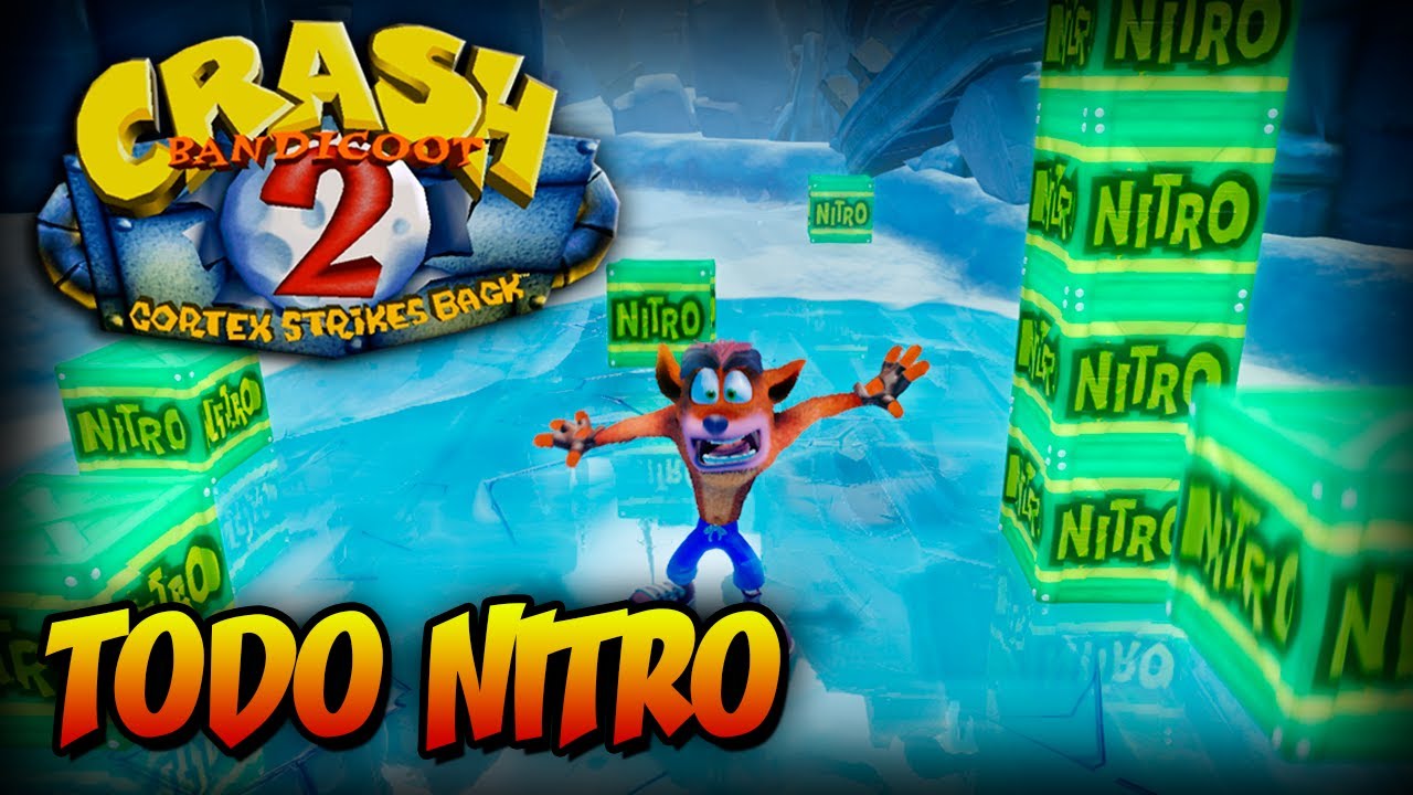 Crash Bandicoot 2 PERO TODAS LAS CAJAS SON NITRO