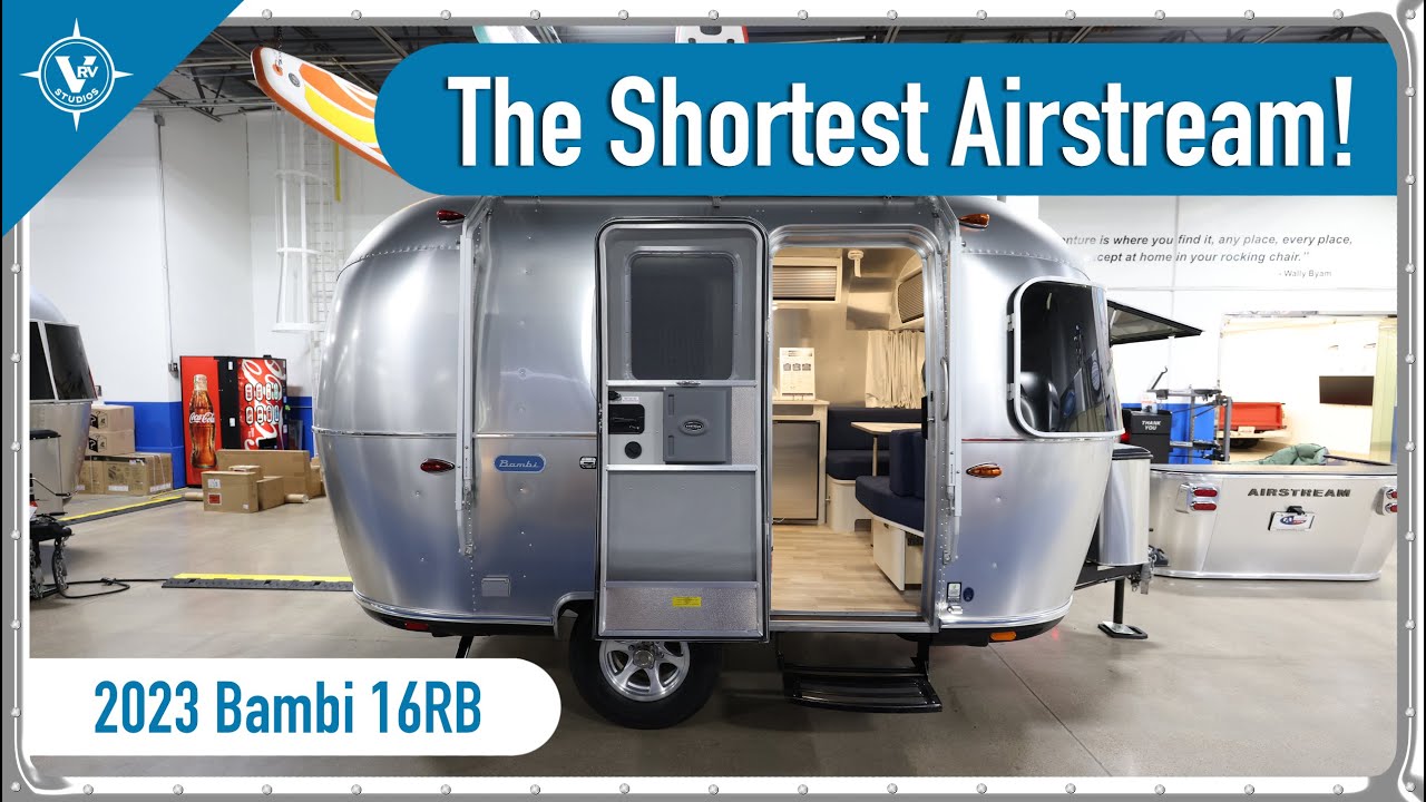 This Can Sleep 4 PEOPLE?! | 2023 Airstream Bambi 16RB