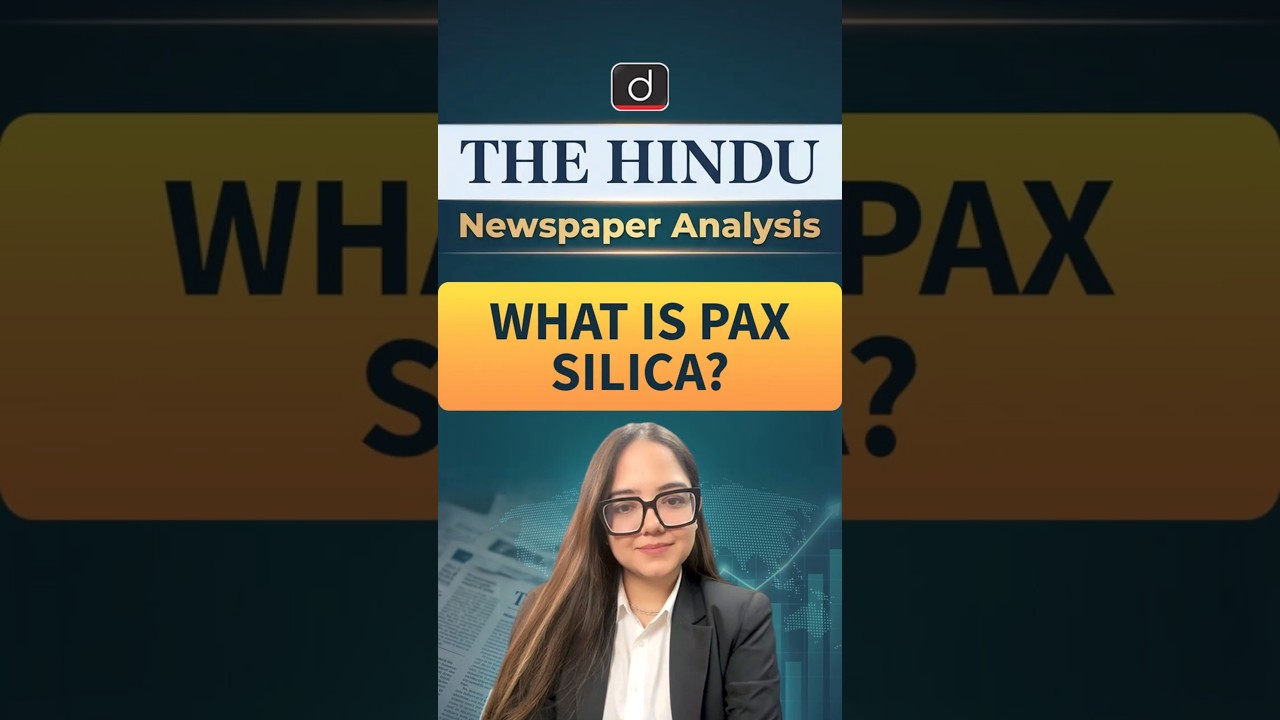 Pax Silica: The Future of Secure AI| India-US relations| Current Affair| DrishtiIAS