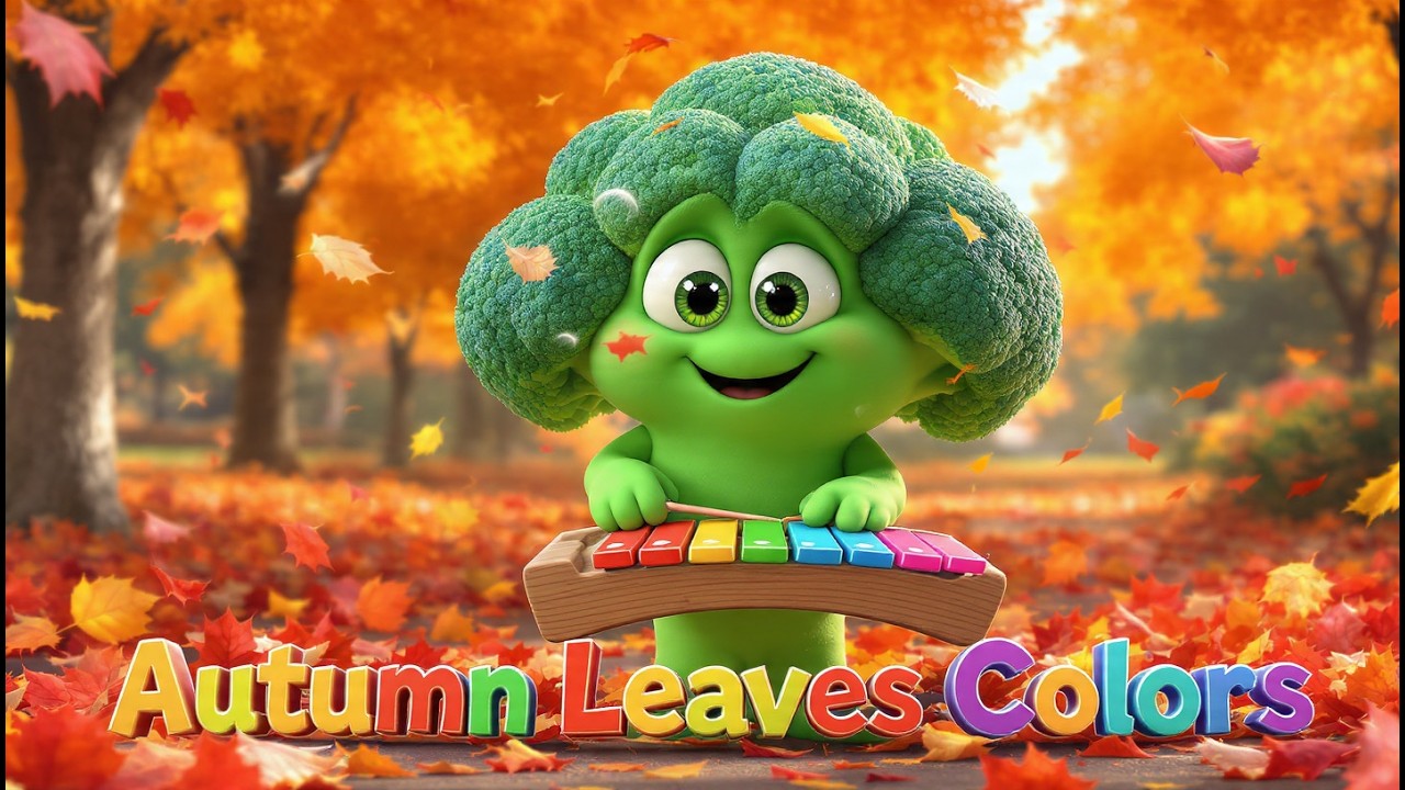 Autumn Leaves Colors 🍁🥦 Learn Colors with Xylo Brocco