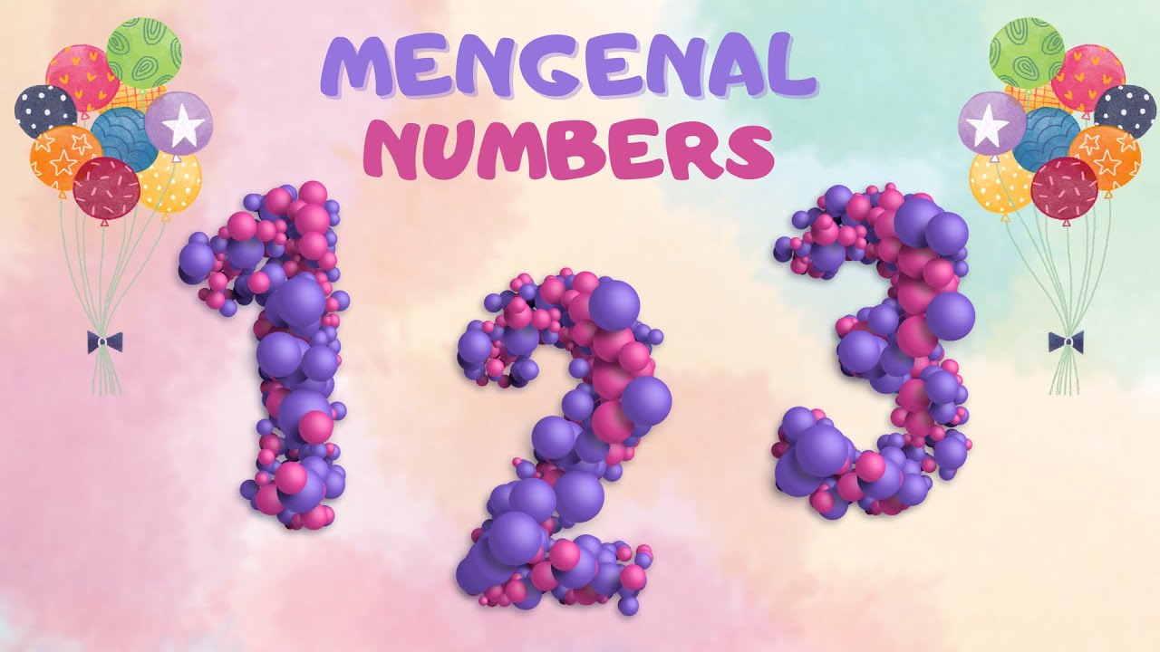 Mengenal Numbers 1-10 | Belajar Berhitung | Bahasa Inggris & Indonesia | #number #videoanakanak