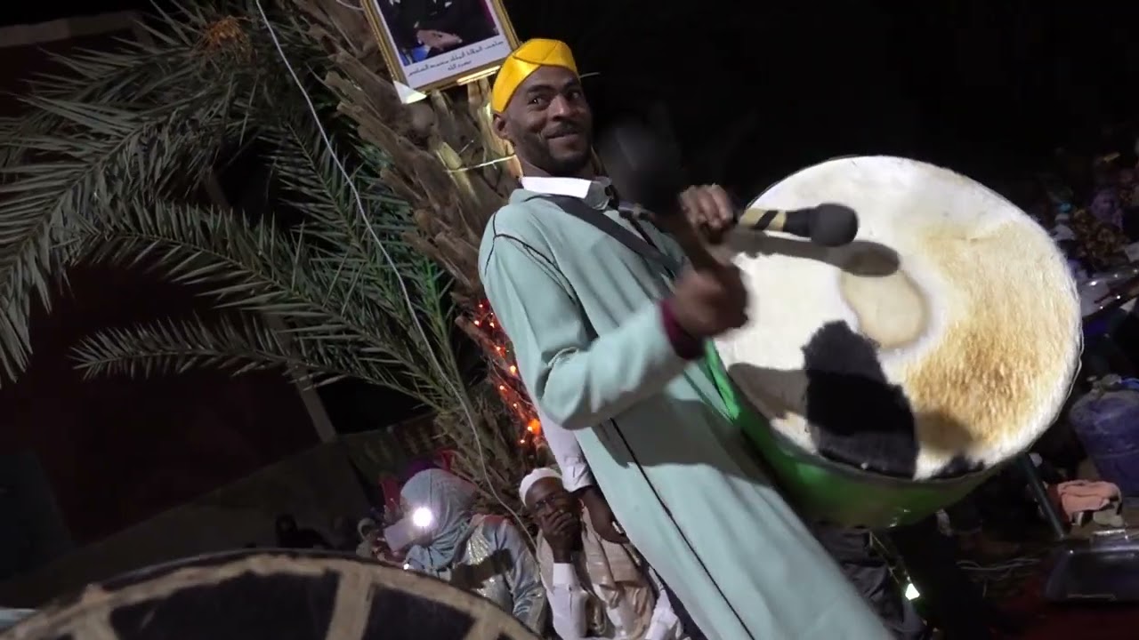 أحواش فرقة شباب ايت علي تمسوست الرايس الحسن الهراس في تنزيضة تيسينت