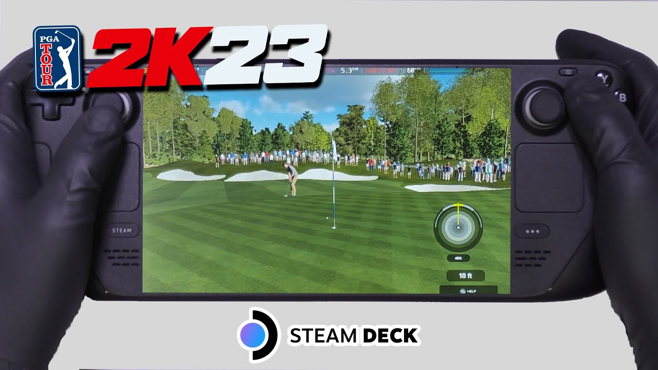 PGA TOUR 2K23 | Steam Deck Gameplay | Steam OS
