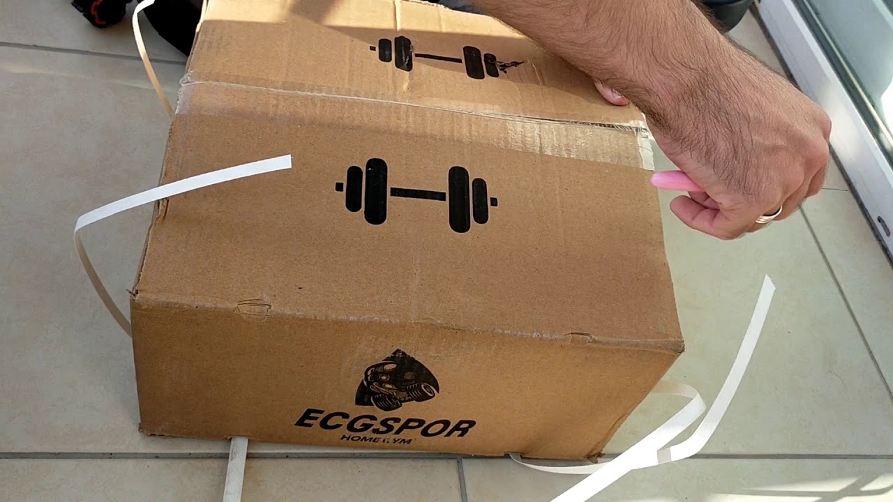 Ecgspor 45 KG Halter Seti ve Dambıl Seti Kutu Açılım