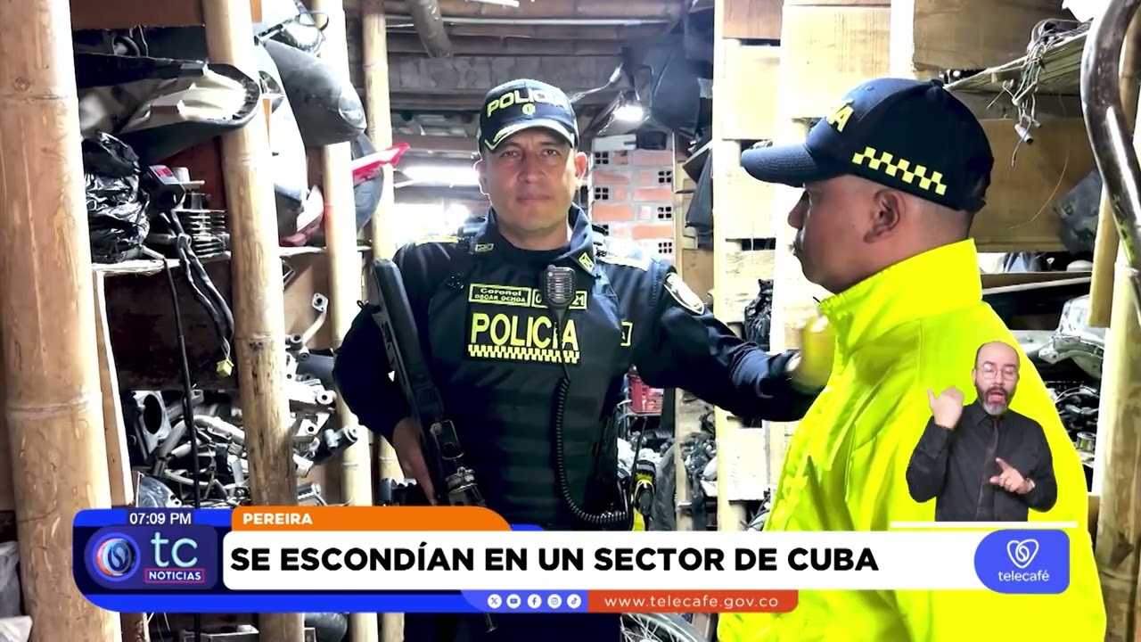 Desmantelan en Pereira red que vendía autopartes de motos robadas