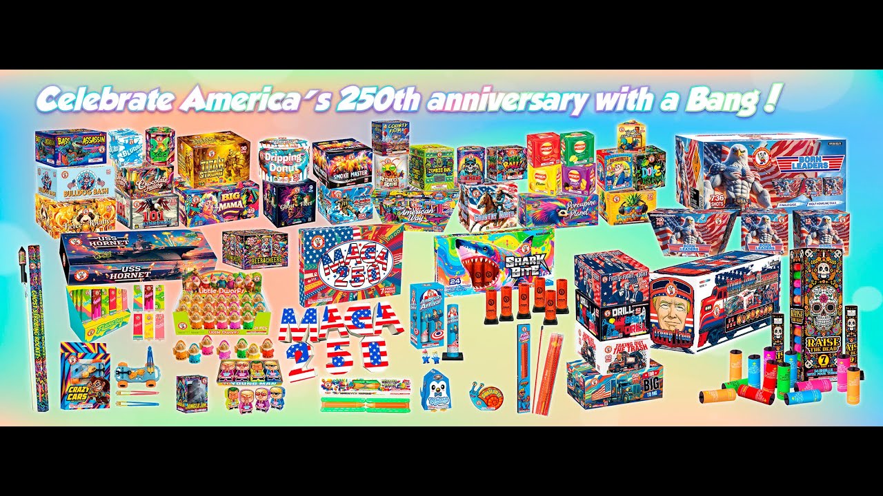Winda&Bright Star Fireworks 2026 New Items Virtual Demo