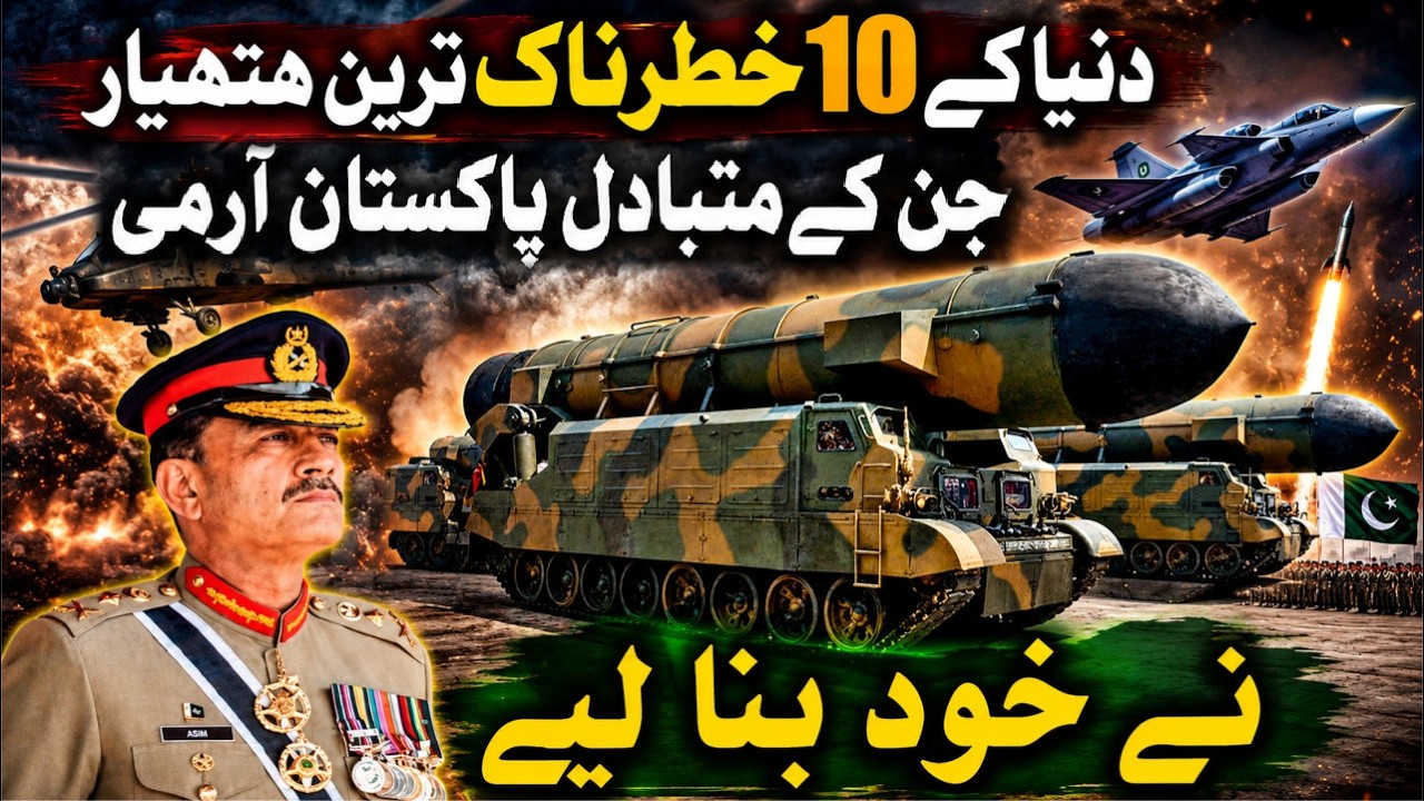 10 World-Class Weapons Pakistan Army Made Itself