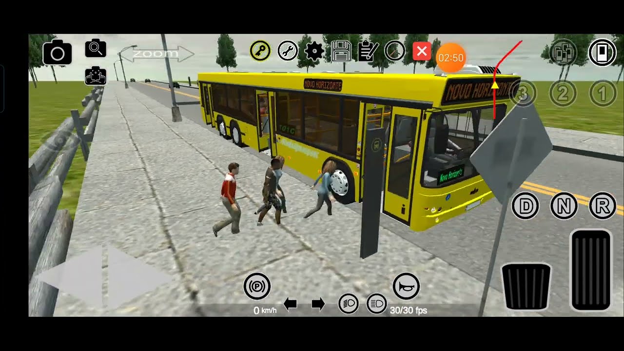 Поездка на MAZ 107.468 в Proton Bus Simulator.