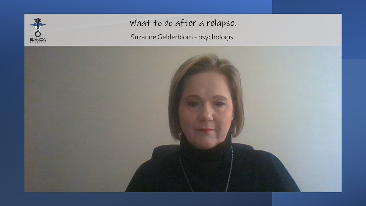What to do after a relapse