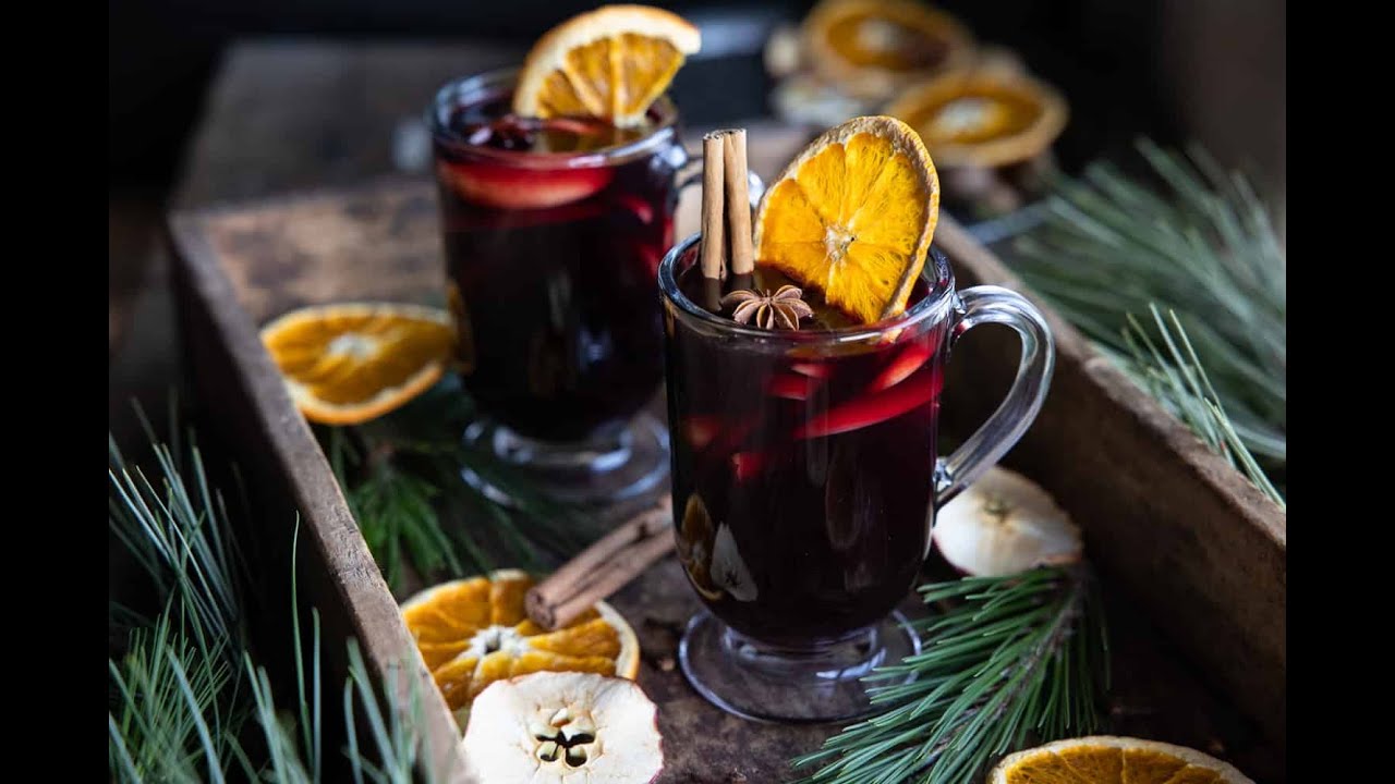 How to make Mulled Wine at home - easy recipe. Spiced Wine recipe.