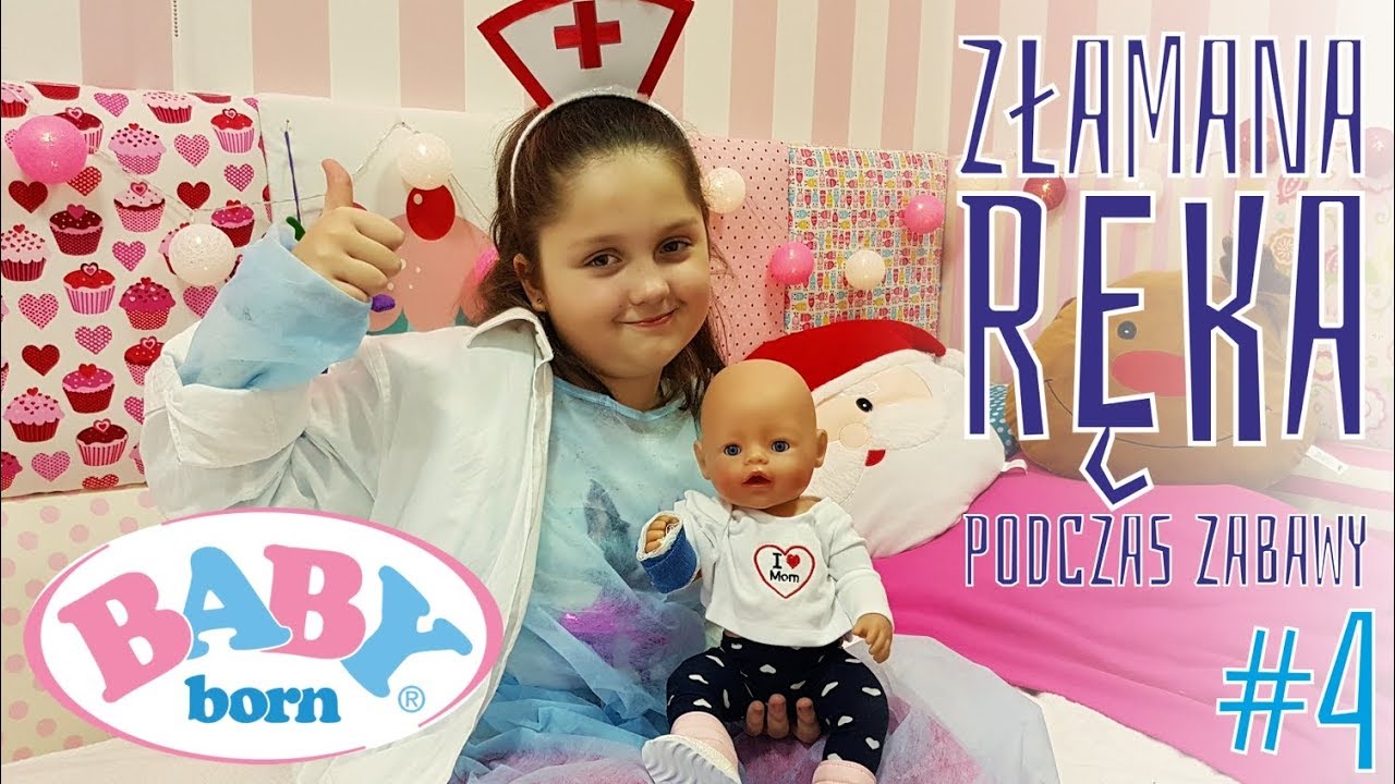 👶🏽 BABY BORN 🚑 WIZYTA U LEKARZA 😢 ZŁAMANA RĘKA PODCZAS ZABAWY